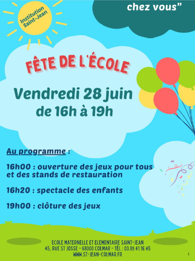 FETE DE L'ECOLE