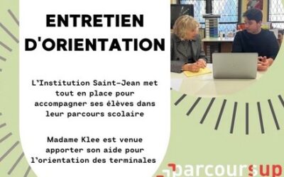 Intervention de l’association EGEE – Aide à l’orientation pour les classes de terminale