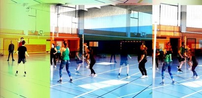Volley avec les BTS – le rituel du mercredi midi