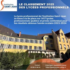 8ème pour le LP Saint Jean sur 1417 établissements