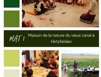 Visite de la maison de la nature pour les MAT.1