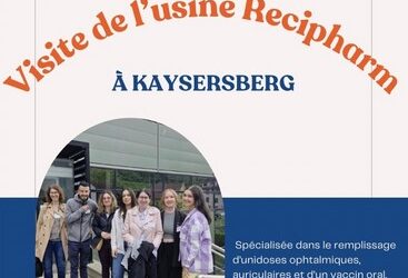 Visite de l’usine Recipharm à Kaysersberg pour les BTS OL2