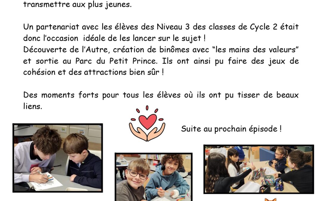 Des valeurs au Petit Prince