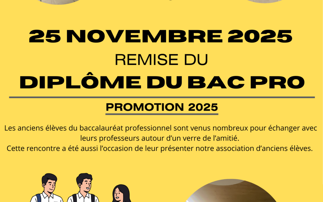 Remises de diplôme des BAC PRO