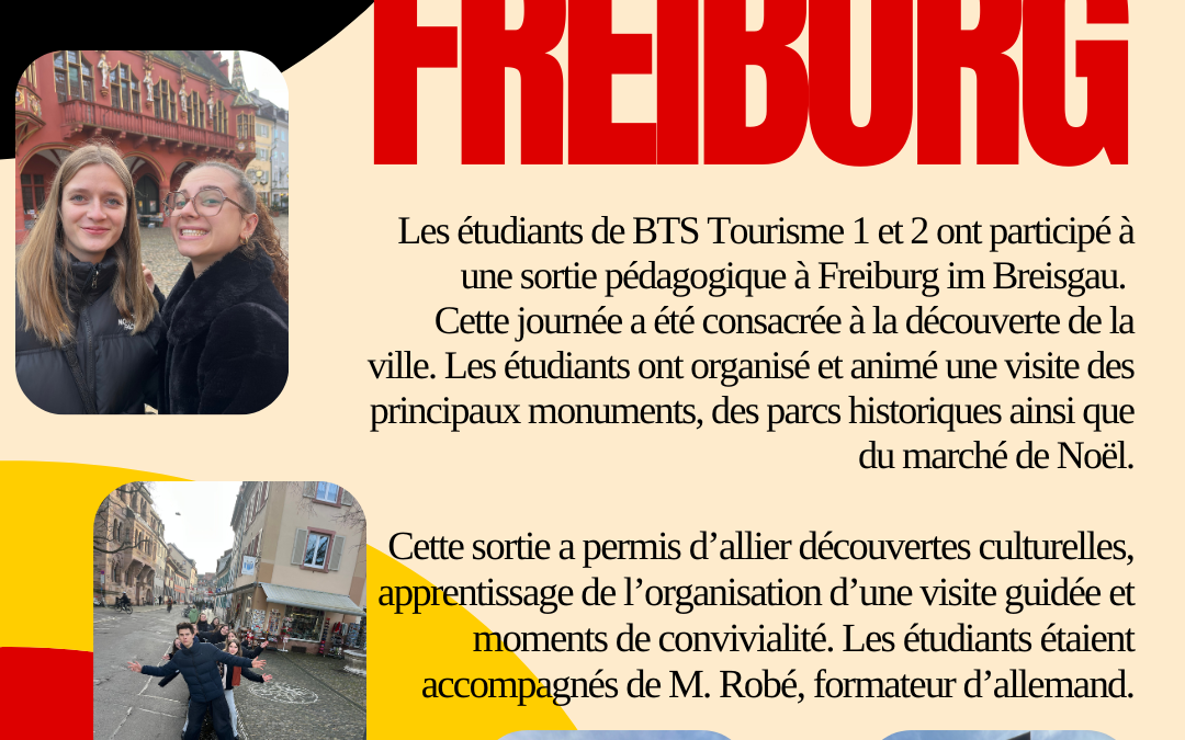 Sortie à Freiburg pour les BTS Tourismes
