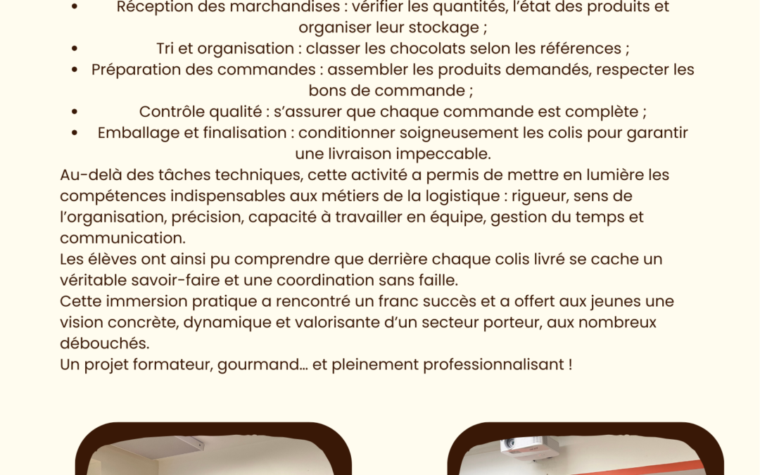 Découverte du métier de la logistique