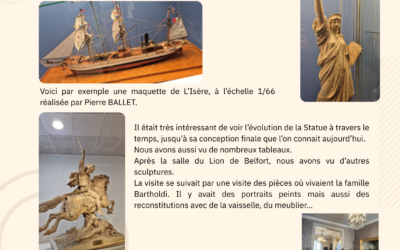 BTS Tourisme au musée Bartholdi