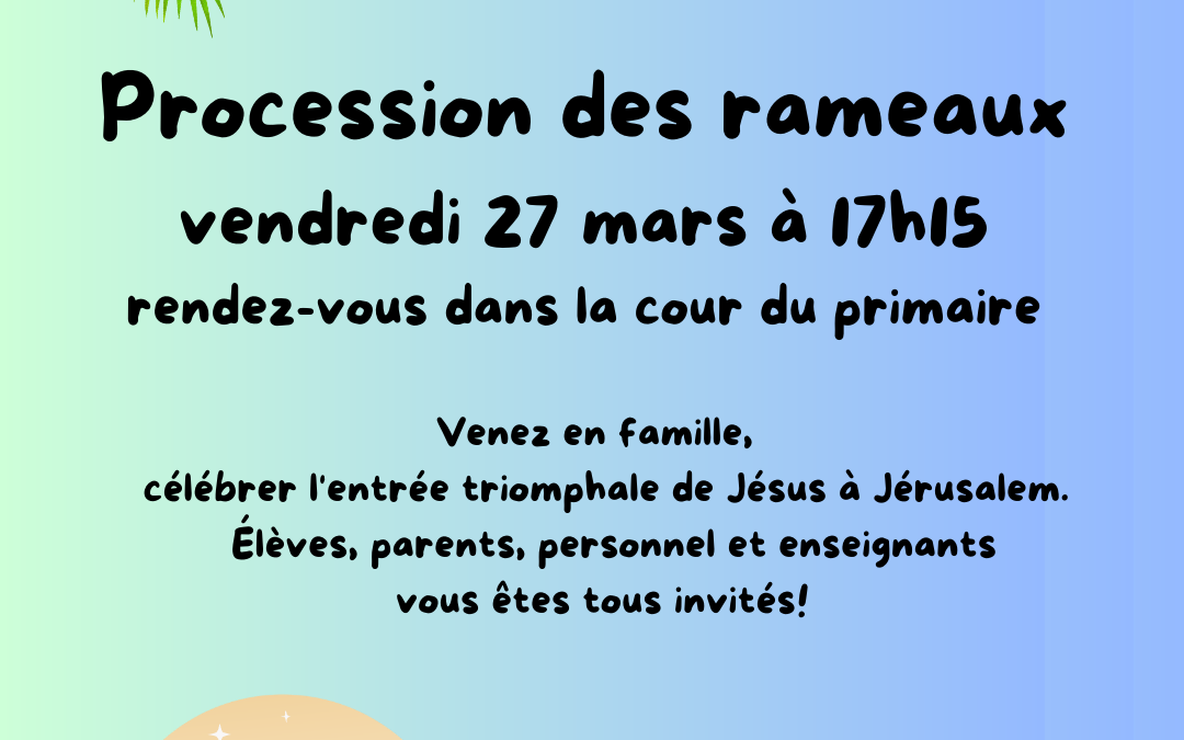 Procession des rameaux