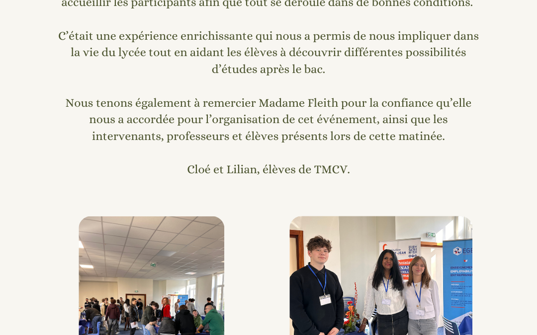 Forum des écoles post-bac