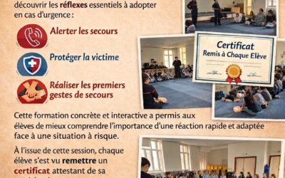 Formation aux gestes qui sauvent chez les 4E !