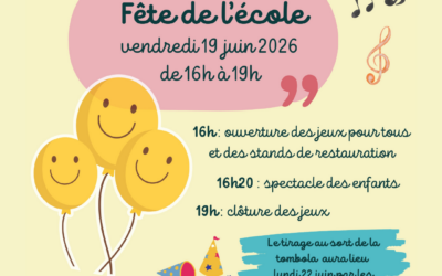 Fête de l&rsquo;école !