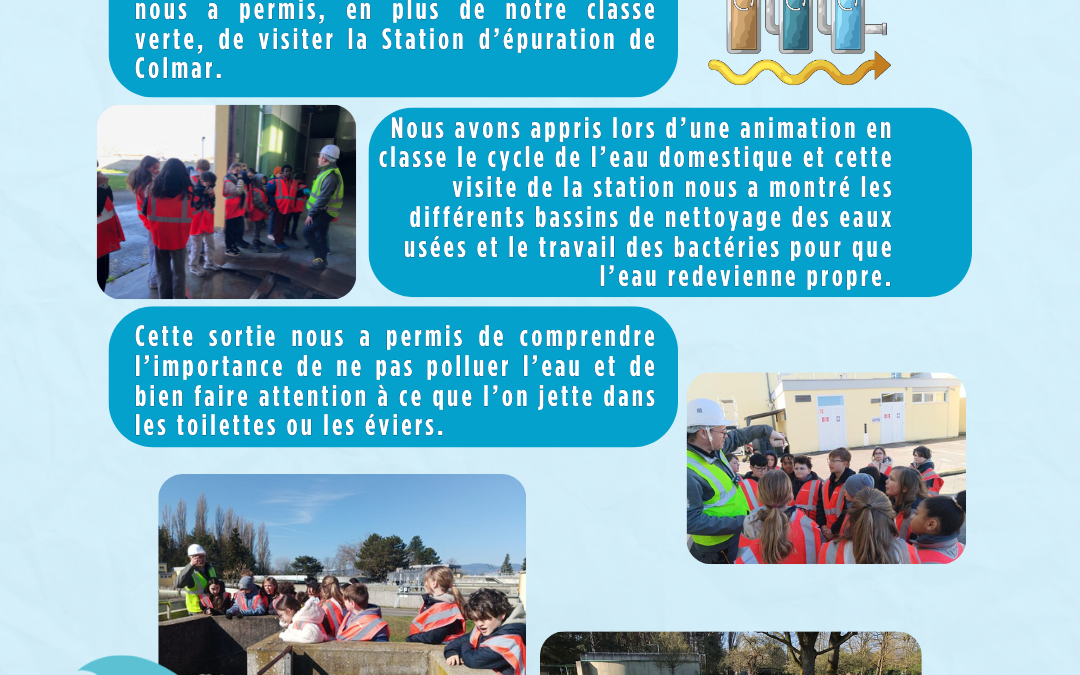 Sortie station d&rsquo;épuration de Colmar