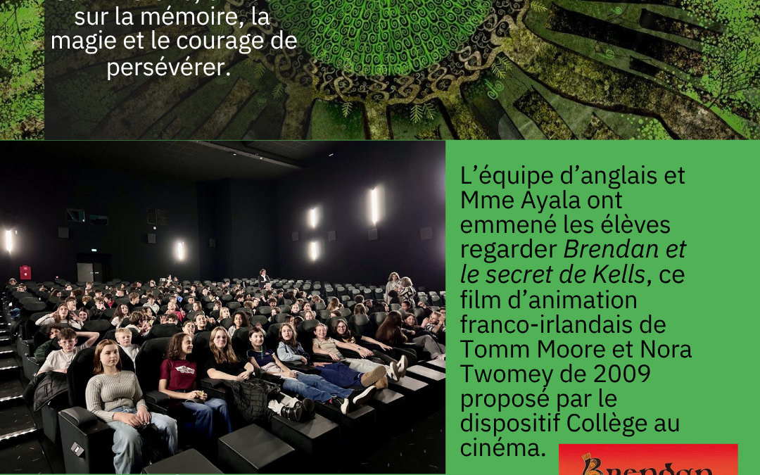 Sortie au cinéma pour les 6eB et les 5e