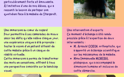 Regard croisé sur la maladie de Stargardt.