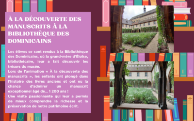 À la découverte des manuscrits à la Bibliothèque des Dominicains