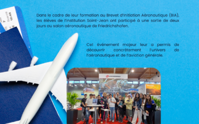Sortie pédagogique au salon aéronautique !