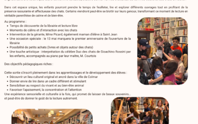 Découverte de la librairie « Chat Pitre »