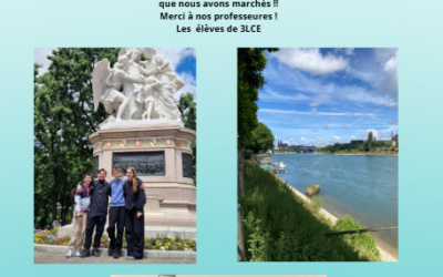 Journée à Bâle pour nos 3èmes LCE