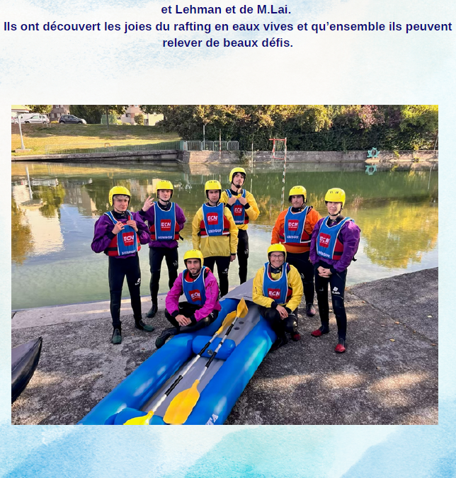 Sortie au parc des Eaux Vives pour les CAP OOL