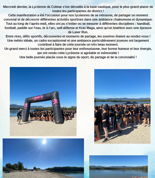 La lycéenne – après-midi sportive