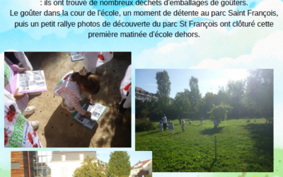 Opération nettoyons la nature – maternelle 1