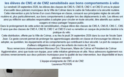 Education à la sécurité routière CM1-CM2
